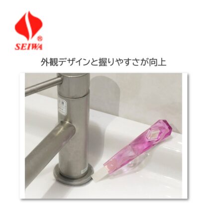 SEIWA セイワ ポリッシュバー・クリスタル PLB-20 ピンク 衛生陶器洗浄スティック 黒ずみ・水アカ落とし - 画像 (2)