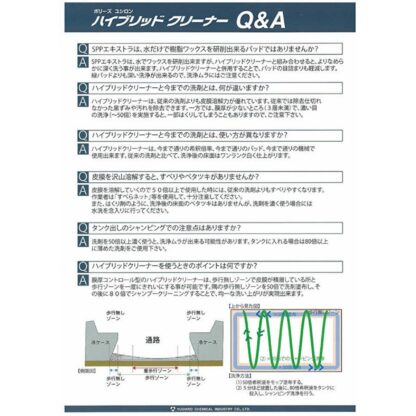 ユシロ化学工業 ユシロン ハイブリッドクリーナー 18L 床洗浄剤 洗浄以上はくり未満 3120002221 803017 - 画像 (5)