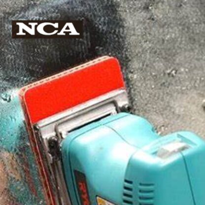 NCA ガラス用アルタシート ハード 角サンダー用 ガラス・鏡のウロコ落とし ダイヤモンドシート 75×140ｍｍ AUHJ1MD - 画像 (2)