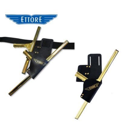ETTORE エトレ レザーデュアルホルスター スクイジー収納 レザー製ホルスター 丈夫な本革性 ベルト取付 2046 - 画像 (3)