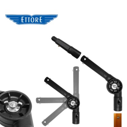ETTORE エトレ プロプラスアングルアダプター リーチポール先端 角度調整 180° クリックロック対応品 45006 - 画像 (2)
