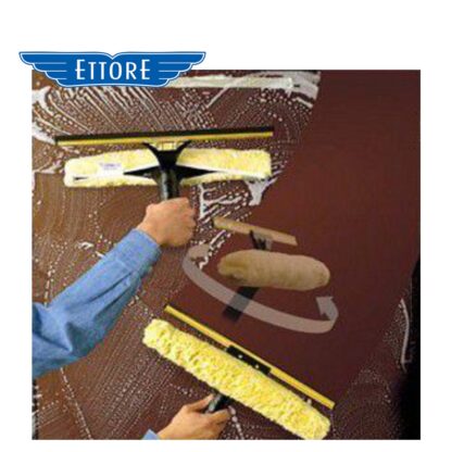 ETTORE エトレ バックフリップ 真鍮 マイクロファイバー 45cm スクイジー シャンプー コンビスクイジー 4タイプに分離 71480 - 画像 (5)