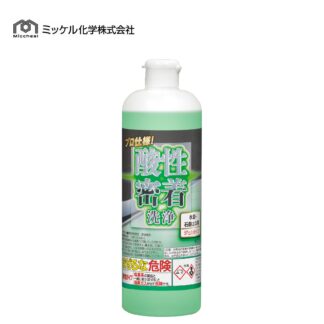 ミッケル化学 プロ仕様 酸性密着洗浄 水垢・石鹸カス用 ジェルタイプ 500g 水回りクリーナー 衛生陶器 キッチンシンク 151400