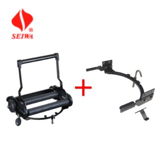 SEIWA セイワ モップリンガー+樹脂缶アタッチメントセット BW-30+P-BW-30-PB モップ絞り器 カタ絞り 6寸 8寸 モップ糸 フラットモップ ポリ缶対応