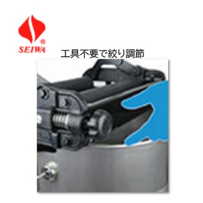 SEIWA セイワ モップリンガー+樹脂缶アタッチメントセット BW-30+P-BW-30-PB モップ絞り器 カタ絞り 6寸 8寸 モップ糸 フラットモップ ポリ缶対応 - 画像 (6)