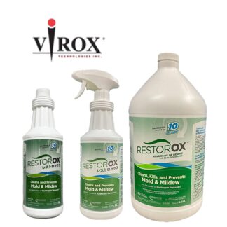 VIROX バイロックス レストロックス カビ洗浄 除去 抑制 除菌 消臭 東栄部品 1L・1L泡スプレーガン付き・3.8L