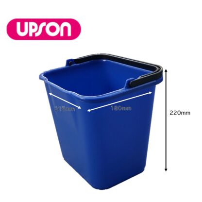 UPSON アプソン 角バケツ 4L 容量4L 角バケツ 収納 ゾーンニング 青 赤 黄 Art.4380 Art.4381 Art.4382 - 画像 (2)