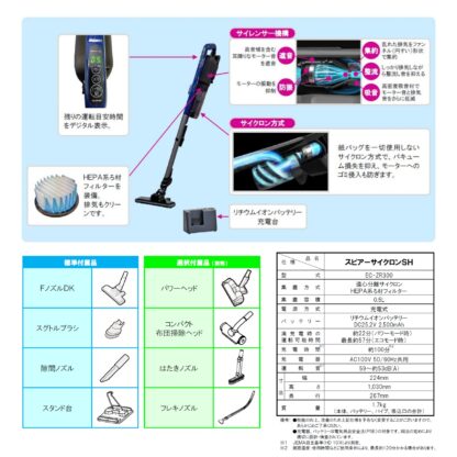 蔵王産業 スピアーサイクロンプロ SH用 HEPA濾材フィルター HEPAフィルター EC-ZR300用 EC-Z304HF - 画像 (9)