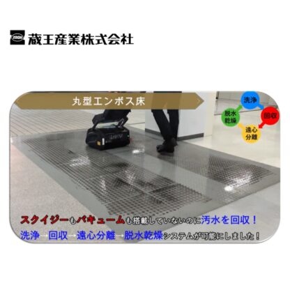 蔵王産業 マルチウォッシュプロLi マルチ型床洗浄機 2シリンダーブラシ式 カーペット セラミックタイル 防滑シート - 画像 (7)